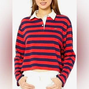 Levi’s Cropped Rugby Polo Shirt
